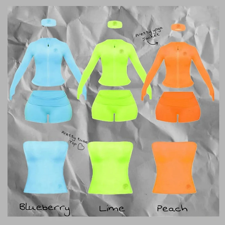 Set da Yoga da donna con Logo personalizzato da donna giacca con cerniera a manica lunga da palestra sportiva con pantaloncini 2 pezzi tuta da ginnastica Set da donna