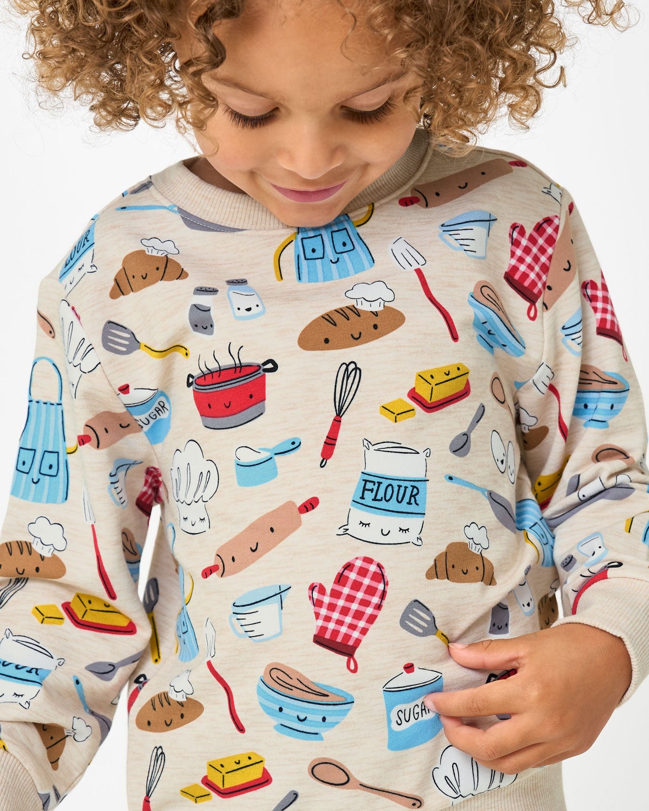 Little Chef Kids Bamboo Crewneck Sweatshirt - 18-24 months