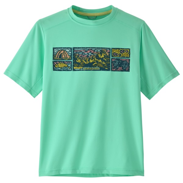 Patagonia - Kid's Cap SW T-Shirt - Funktionsshirt Gr L türkis