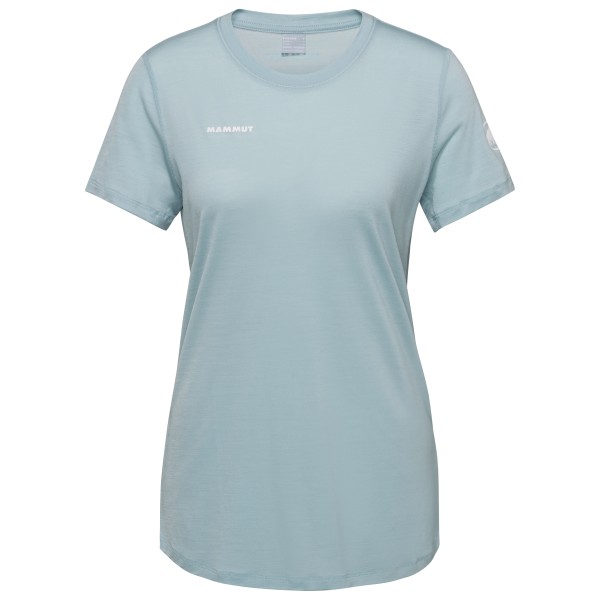 Mammut - Women's Tree Wool Firstlayer T-Shirt - Merinoshirt Gr L grau/türkis