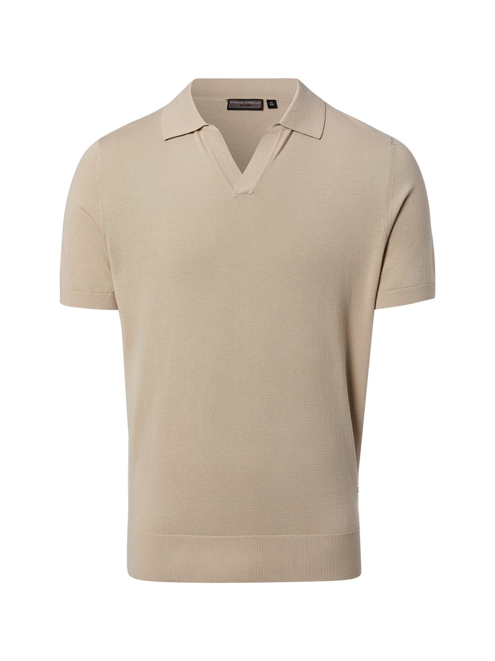 Finshley & Harding Strick-Poloshirt Herren beige, XL Image