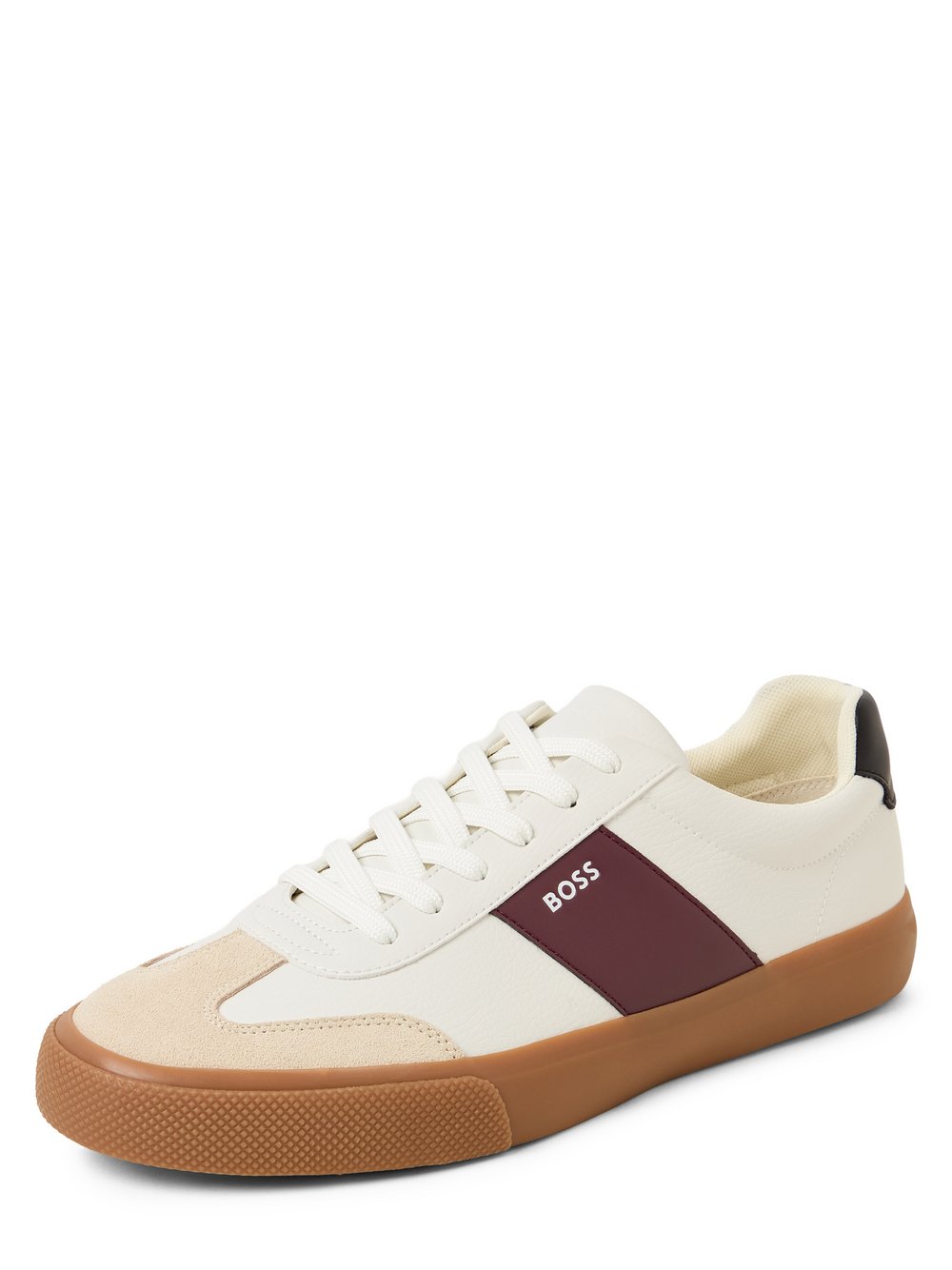 BOSS Sneaker mit Leder-Anteil- Aiden-Tenn Herren ecru, 44