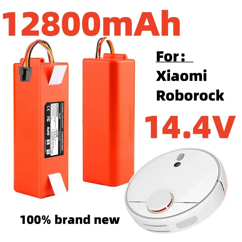 Ersatzakku für Xiaomi Roborock S55 S60 S65 S50 S51 S5 MAX Roboter-Staubsauger S6 Teile 14,4 V 12800 mAh Image