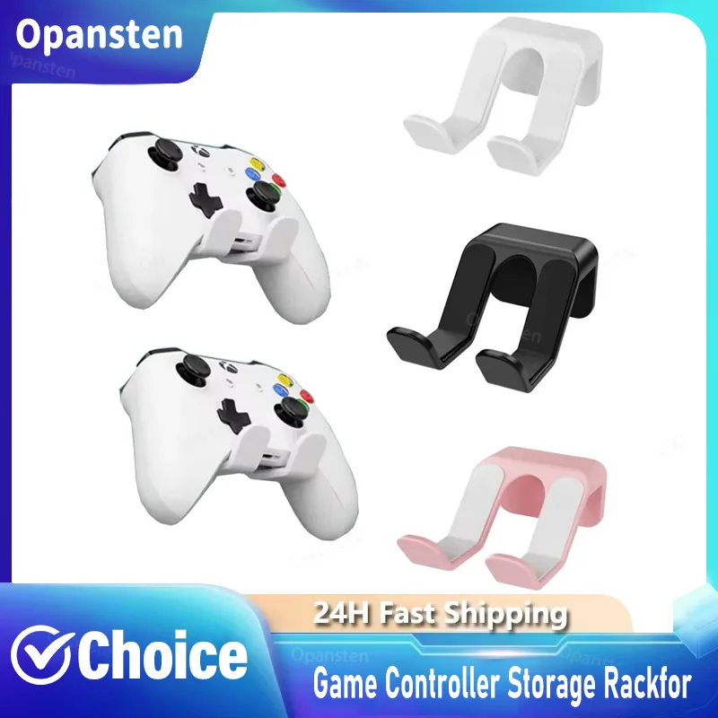 Wandmontierte Spielcontroller-Halterung, keine Bohrung erforderlich, Controller-Aufbewahrungsregal für Nintendo Switch Pro, Sony, Xbox Image