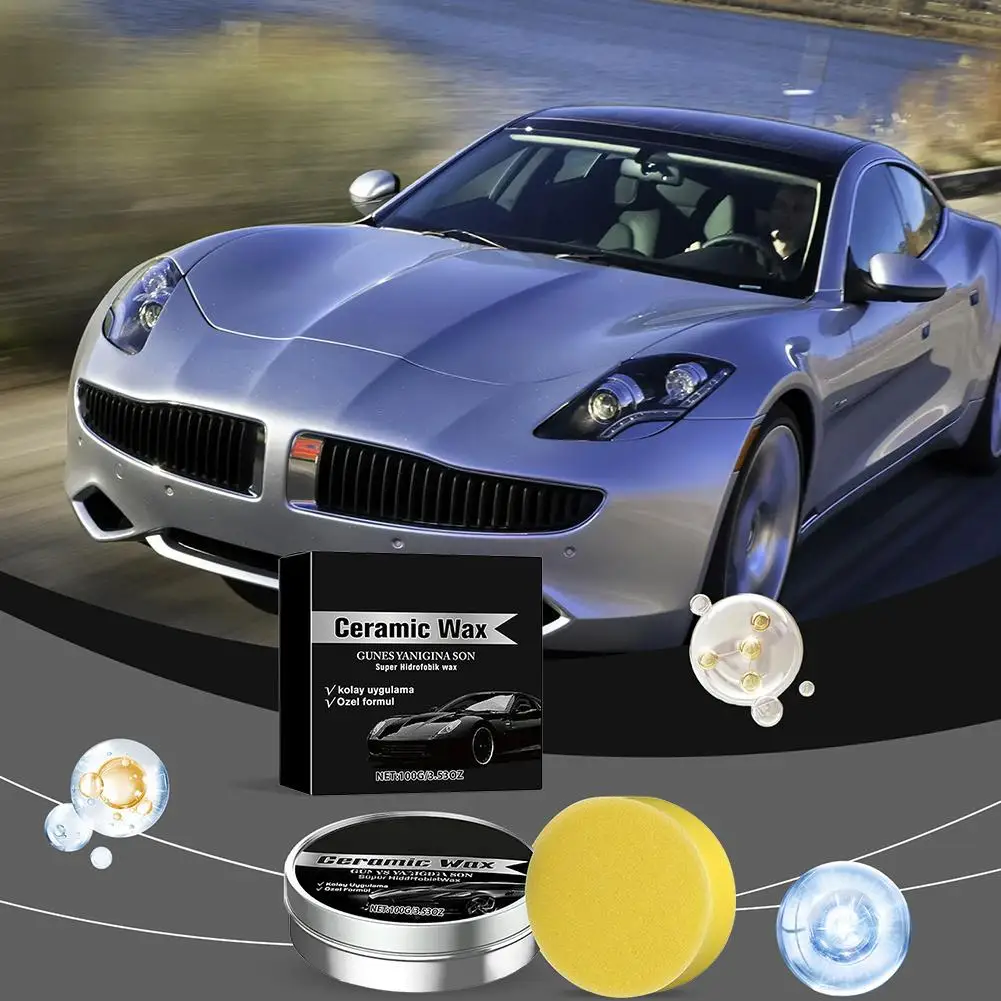 Titan Keramik Wachs Creme Keramik Auto Beschichtung Wachs Auto Pflege Polnischen Auto Auto Kratzer Reparatur Entferner Wachs Auto Pflege Produkte Image