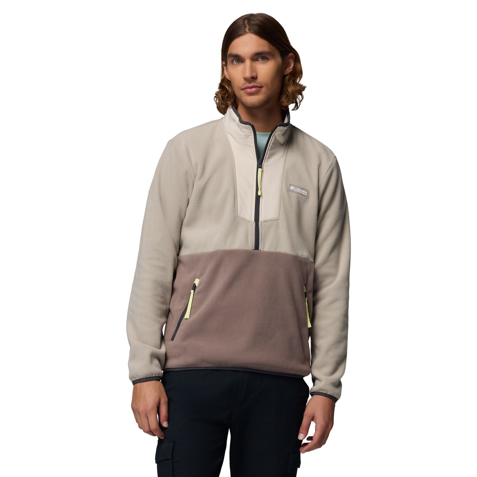 Columbia Men's Sequoia Grove Half-Zip Fleece (Size 2XT) Flint Grey, Fleece,Polyester