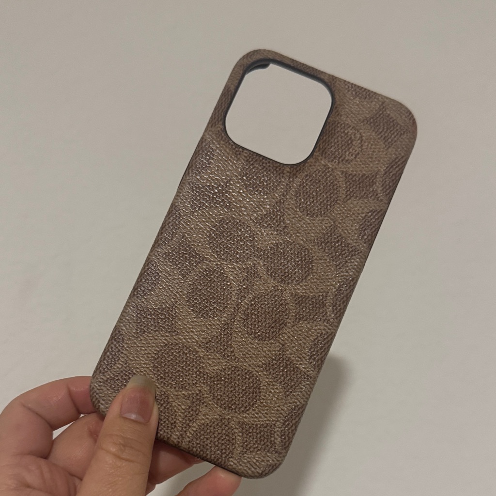 Coach Cell Phones & Accessories | Coach Tan Patterned Phone Case 11 Promax Iphone | Color: Brown | Size: Os
