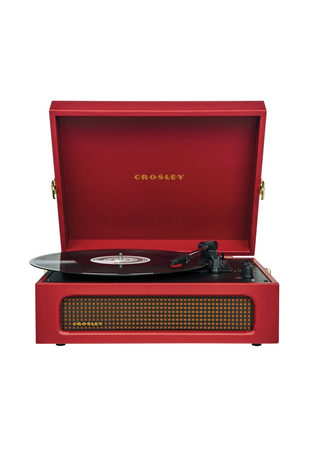 Giradischi portatile con Bluetooth borgogna