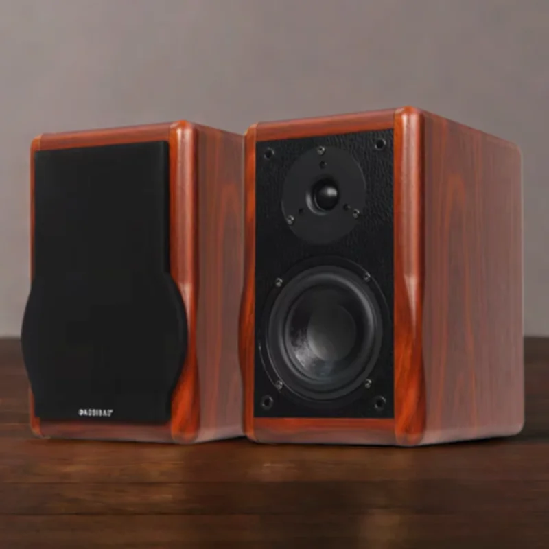Zwei-Wege-Passivlautsprecher 5,5/6,5 Zoll HiFi-Bücherregallautsprecher 4 Ω Fieberüberwachungslautsprecher für Heimkinosystem Home Box Image