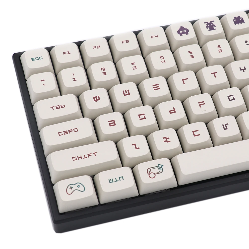 176 Tasten Videospiel-Tastenkappen Pbt Dye Sub Key Caps XDA-Profil-Tastenkappe für Mx Switch Gaming mechanische Tastatur Image