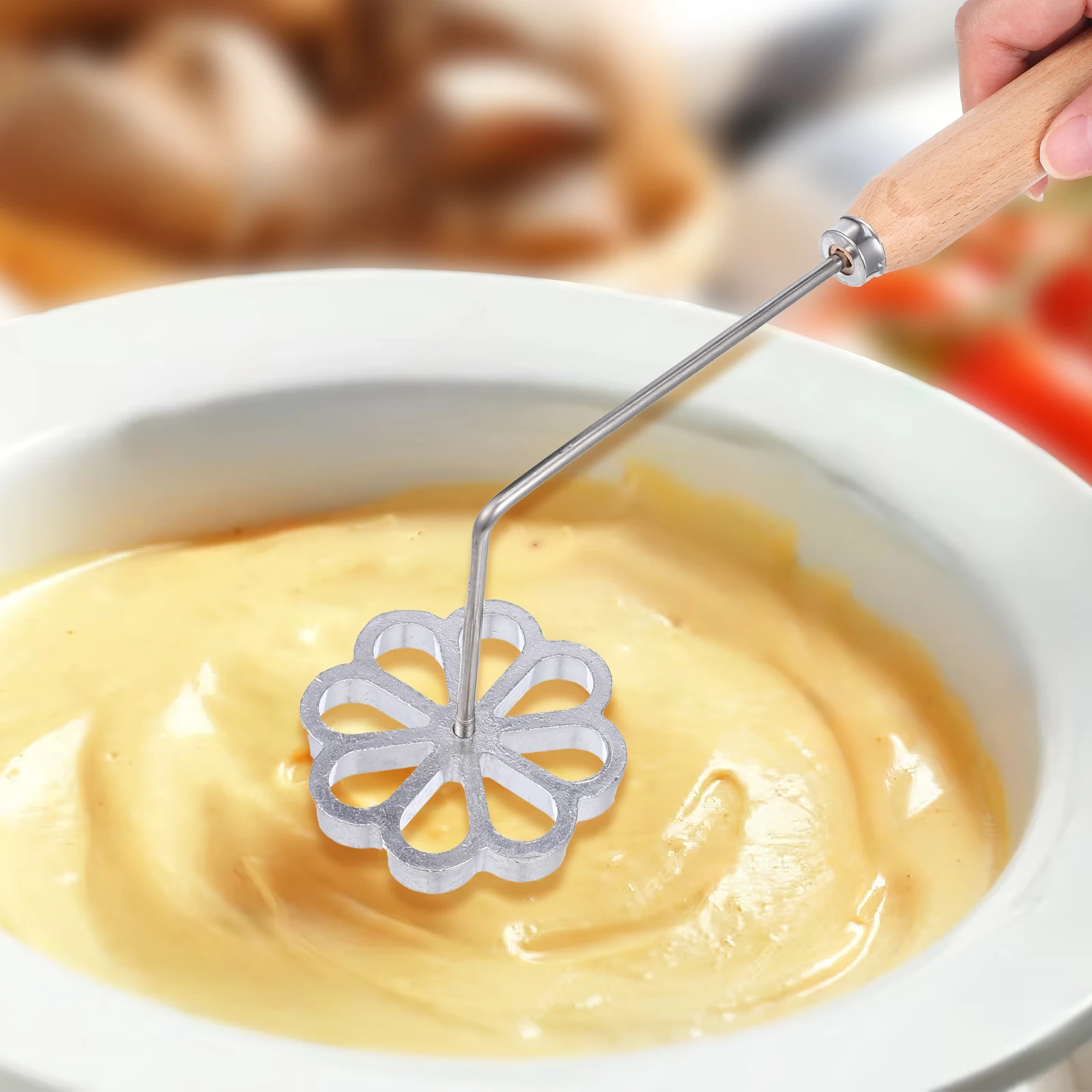 Waffel Form Mit Griff Hohle Blume Backen Werkzeuge Bunuelos Form Achappam Form Küche Backform Bunuelos Werkzeug Image