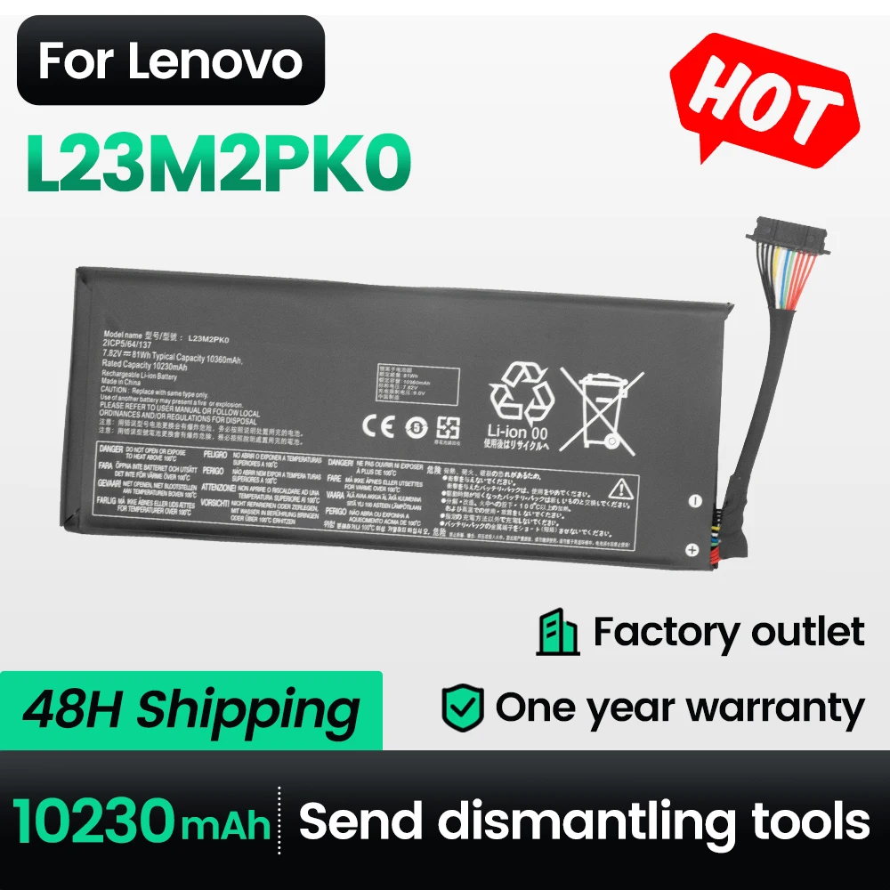 KEyuan L23M2PK0 Neue OEM L23B2PK0 L23C2PK0 Batterie Für Lenovo Legion 8APU1 Handheld Gaming 10230mah Image