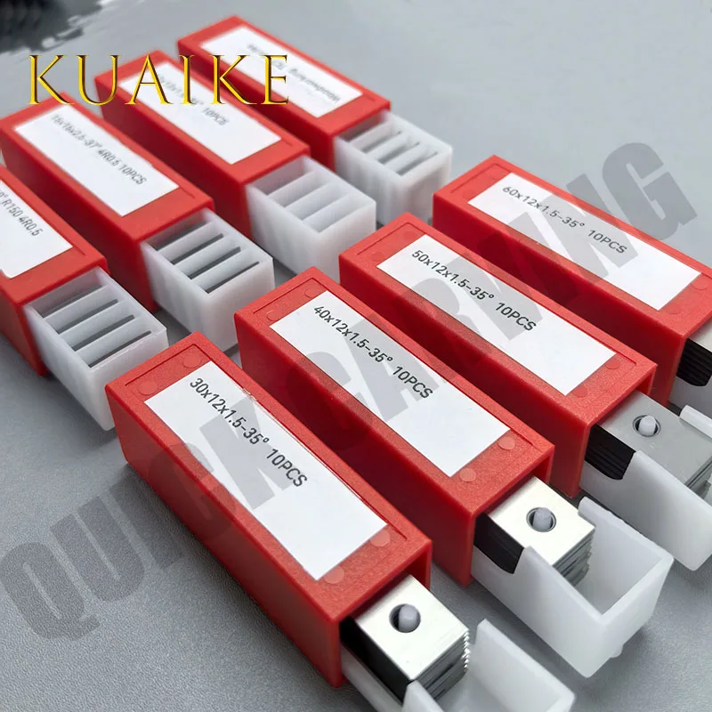 10 Stück Holzbearbeitungsklingen, rotierende Klingen, Schaberklingen, Hobelklingen, Schneidklingen, Farbschaber-Klingen Image