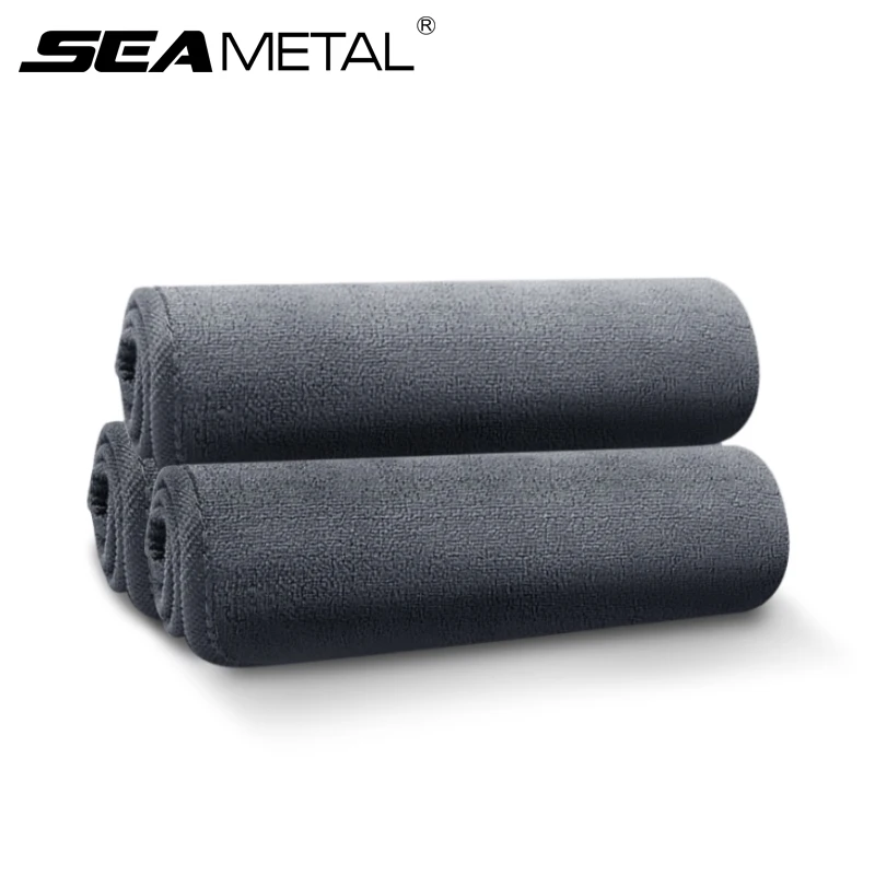 SEAMETAL Autowaschtuch, 30 x 30 cm, 35 x 75 cm, Mikrofaser-Waschtuch, 450 g/m2, super saugfähig, für Autopflege, Reinigungstücher, Trockentuch Image