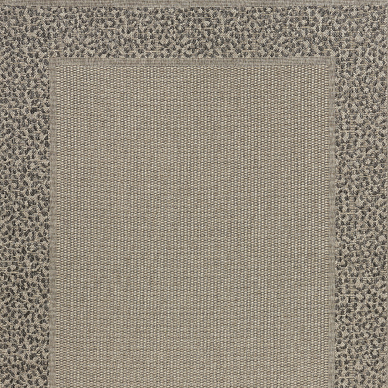 Leopard Border Outdoor Rug - 7'10" X 9'10" - Grandin Road