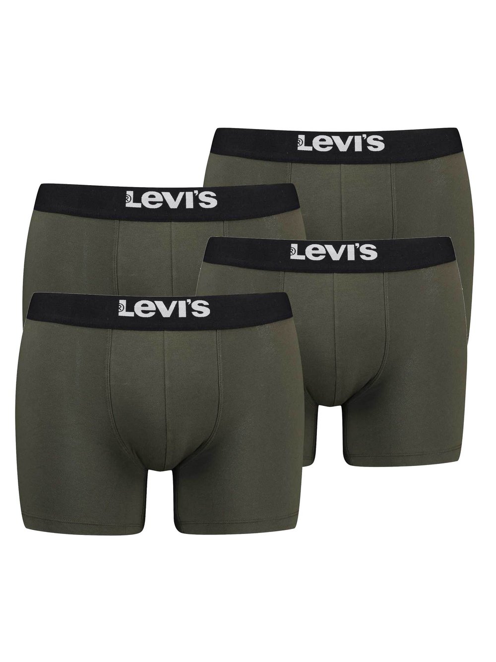 Levi's Boxershort 4er Pack Herren khaki, S Image