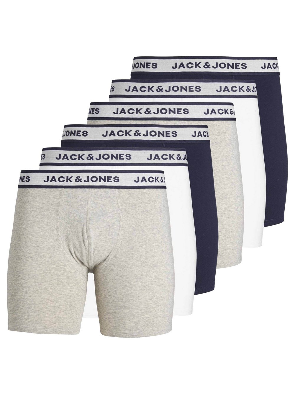 Jack & Jones Boxershort 6er Pack Herren mehrfarbig, M Image