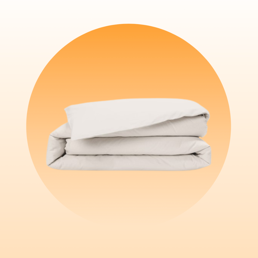 Drap Housse Coton Gaze 140x200 - Gris clair