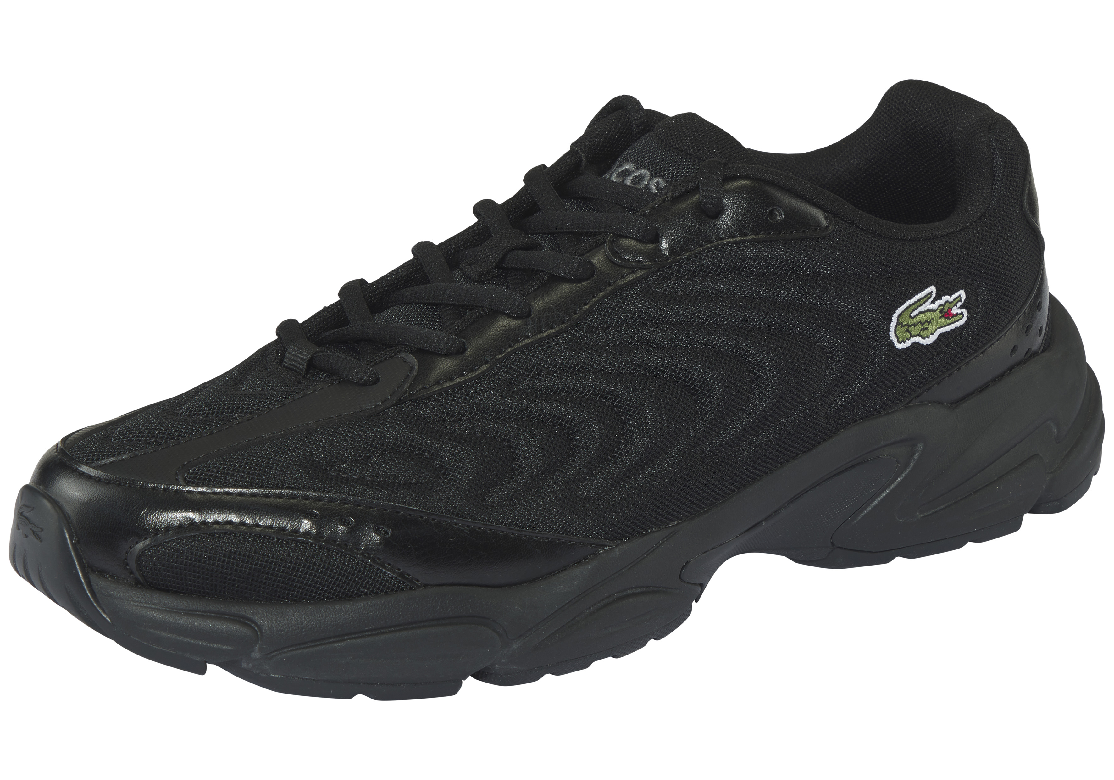Sneaker LACOSTE "LACOSTE STORM 96 2K LITE", Herren, Gr. 41, blk, blk, Synthetik, Schuhe Sneaker Image