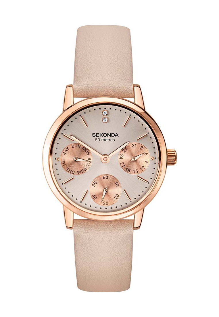 Sekonda Womens 40305 Ladies Classic Watch - Rose Gold - One Size | Sekonda Sale | Discount Designer Brands