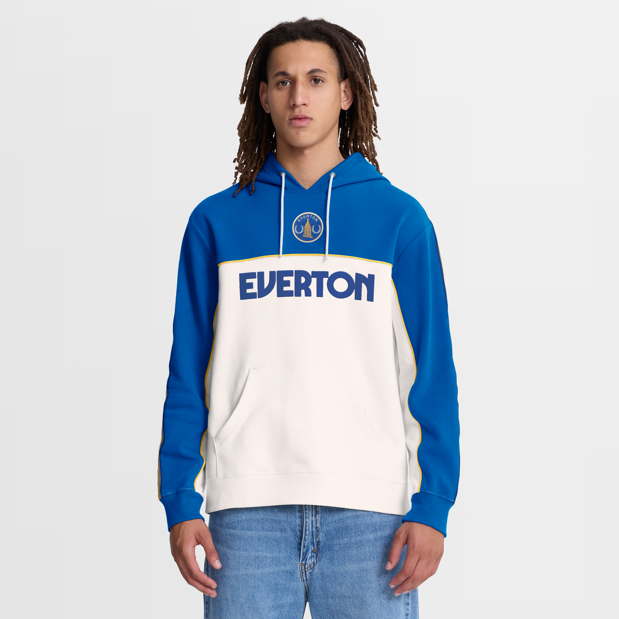 Everton Retro-Kapuzenpullover – True Blue – Herren Image