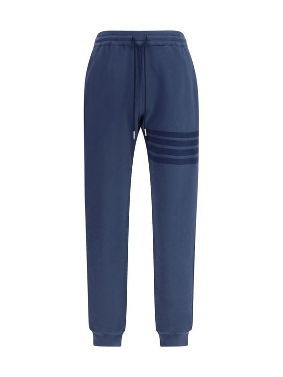 Cotton Sweatpants - Blue - Thom Browne Sweats