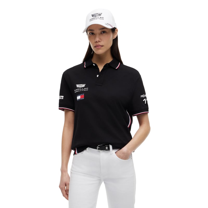 Polo Cadillac Tommy Hilfiger 2026 Sergio Perez Team - Noir - unisexe Taille: XS