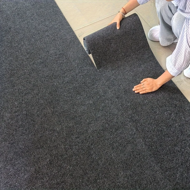 Self-adhesive Carpet Living Room Kitchen Rugs for Bedroom Water Uptake Home Decor Solid Color Bathroom Staircase Rug Decoration
