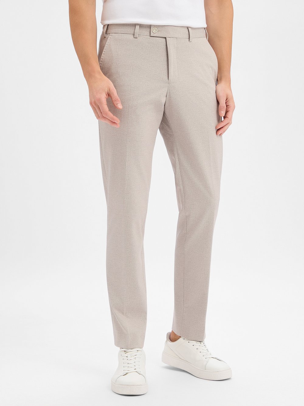 Finshley & Harding Baukasten-Anzughose Herren Modern Fit beige, 106 Image