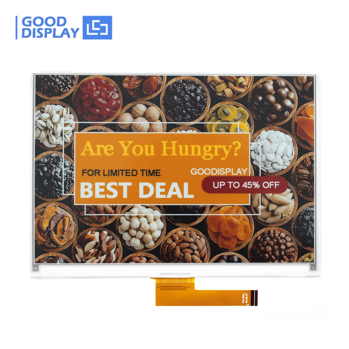 9,7-Zoll-Display mit 4 lebendigen Farben und papierähnlichem Aussehen, 12s schnelle Aktualisierung, SPI-Schnittstelle, 960×672 E-Ink-Panel, GDEY097F91 Image