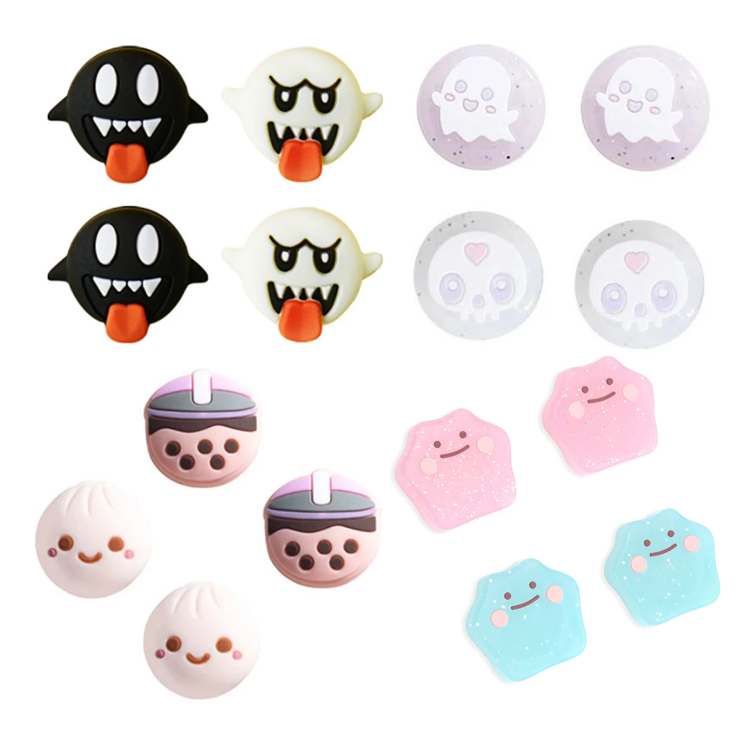 Nette Silikon Thumb-Stick Grip Cap Soft Cover Für Nintendo Schalter Oled NS Lite Für Sony PS5 PS4 Pro PS3 Xbox One/360 Serie X/S Image