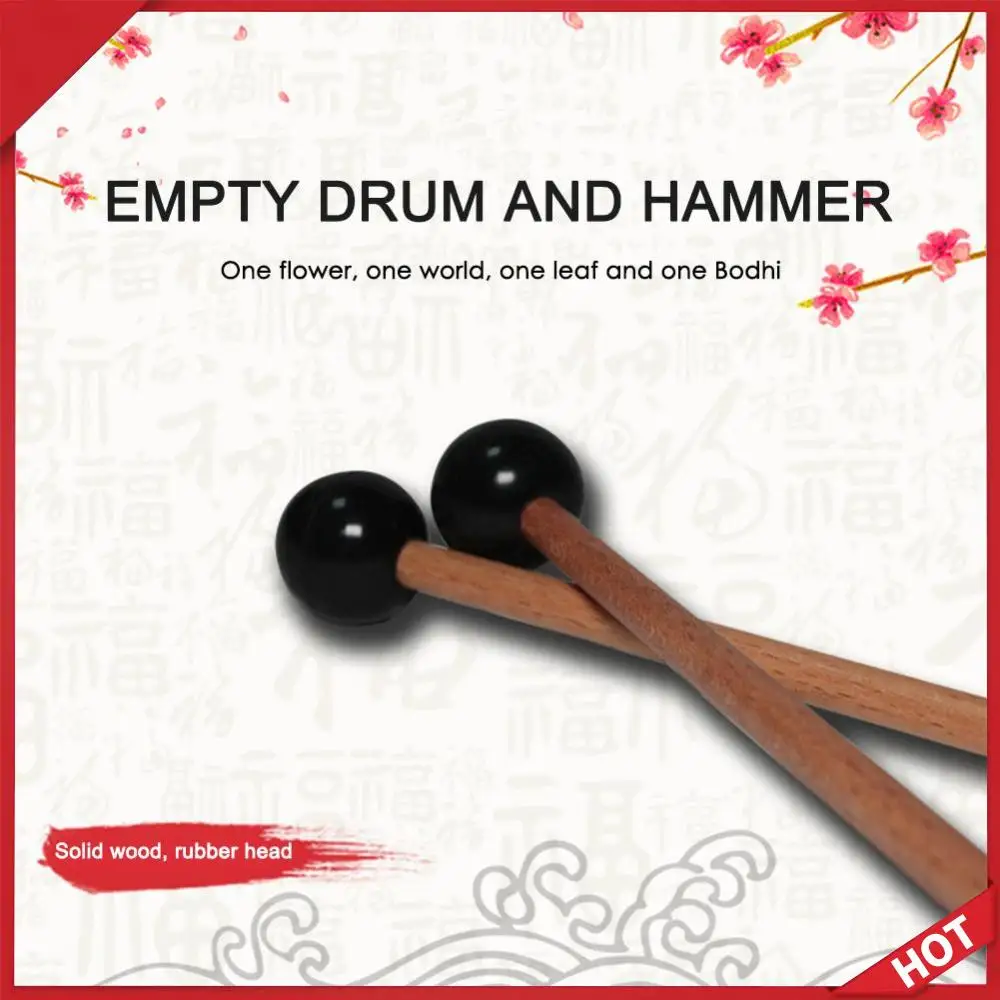 21cm Holz-Trommelstöcke für Zungentrommel, Carillon, Xylophon, Marimba, Perkussionsinstrumente, Musikinstrument-Schlägel Image