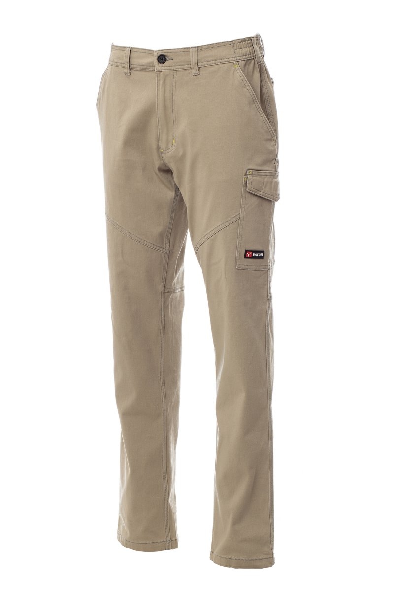 PAYPER Arbeitshose WORKER STRETCH - Unisex - Lock System - Dreifachnähte khaki L Image