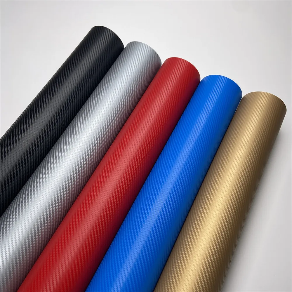 Auto Motorrad Farbwechsel Aufkleber 3D Carbon Fiber Vinyl Auto Tuning Zubehör Image