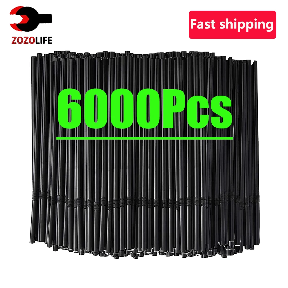 50/3000/6000Pcs Trinkhalme Bunte Hochzeit Party Milch Tee cocktail Stroh Bar Küche Getränke Hause Cola stroh Großhandel Image