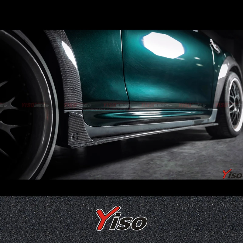 Geeignet für MINI F56 COOPER S GIOMIC Seitenschweller JCW Modifiziertes aerodynamisches Kit Kohlefaser GIOMIC Seitenschweller Image