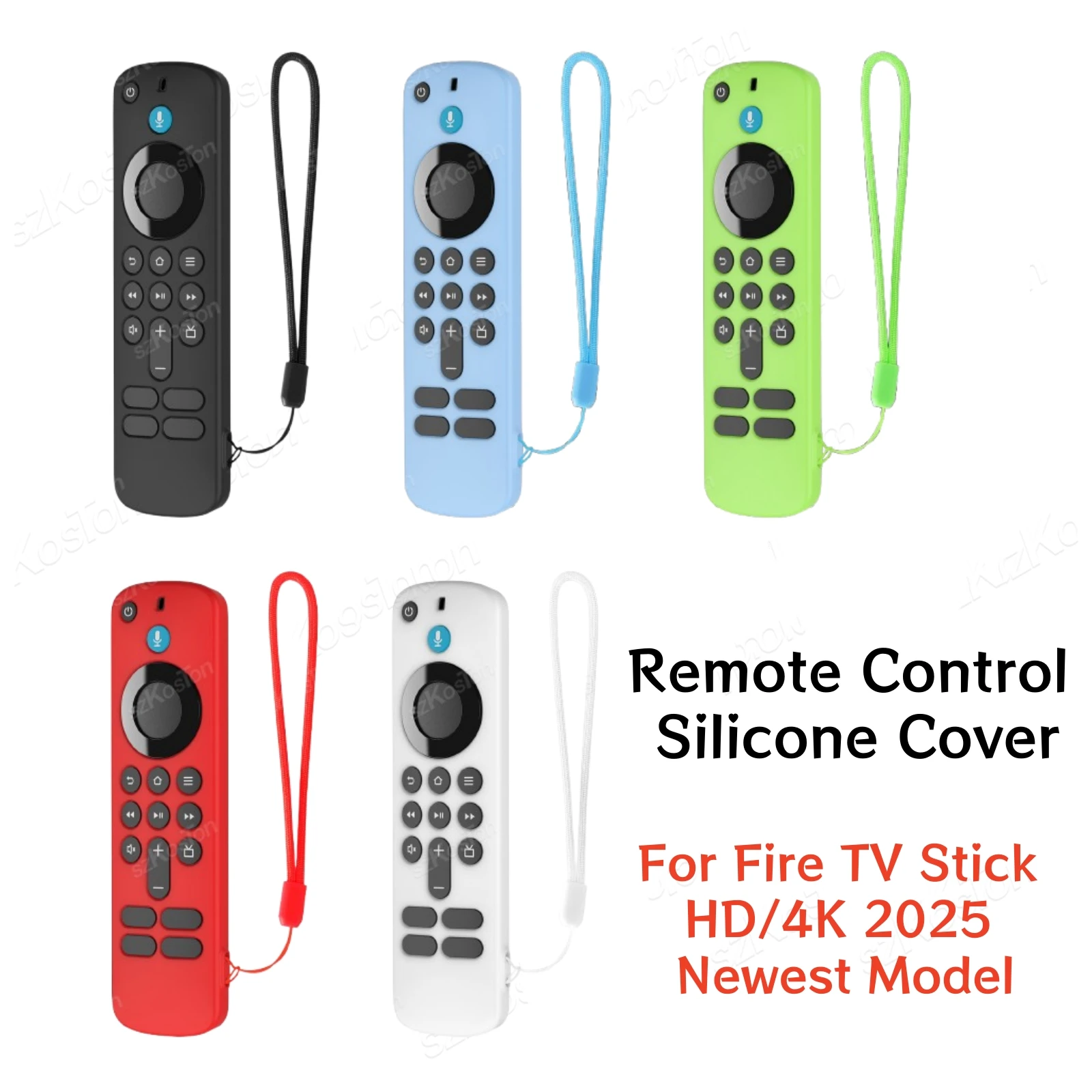 Fernbedienungs-Silikonhülle für Fire TV Stick HD/4K 2025 Neuestes Modell Sturzsichere Staubdichte Stoßfeste Schutzhülle Image