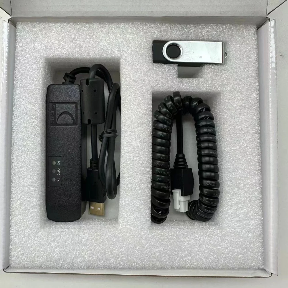 Universal Curtis 1314-4402 PC Motor Controller Programmierer mit 1309 USB-Schnittstellenbox USB-Software PC-Programmiersoftware Image