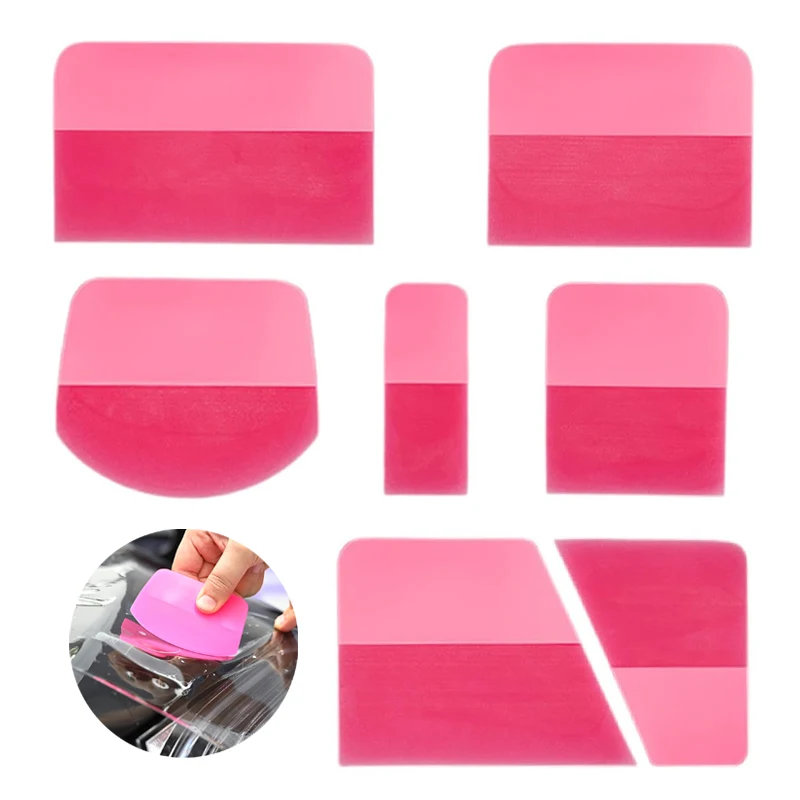 PPF Rakel Weiche TPU Gummi Rakel Anti-Scratch PPF Film Spachtel Wasser Wischer Klinge Schaber Auto Vinyl Wrap Fenster Tönung werkzeuge Image