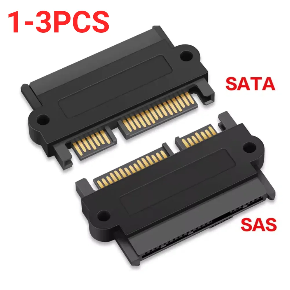 5Gbps SFF 8482 SAS zu SATA 180 Grad Winkel Adapter Konverter Gerade Kopf Tragbare Dauerhaft Hohe Qualität für PC Image