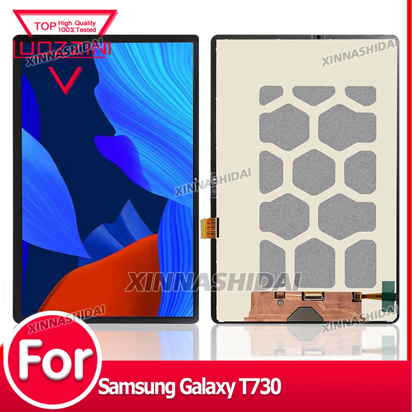 Hochwertiges LCD für Samsung Galaxy Tab T730 LCD-Display Touchscreen-Digitizer-Einheit für Samsung Galaxy Tab S7 FE T730. Image