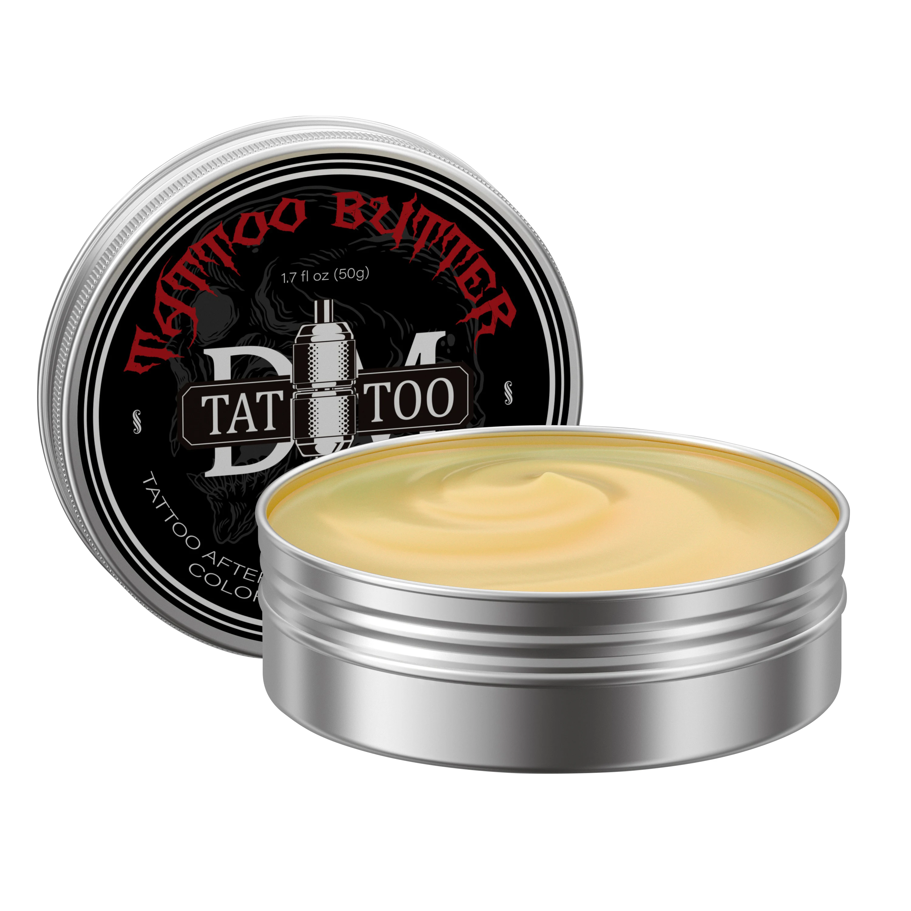 DM 50g Tattoo Care Balm Tattoo Aftercare Cream Natürliche Feuchtigkeitscreme verbessert und schützt die Farbe sanft und nicht reizend Image
