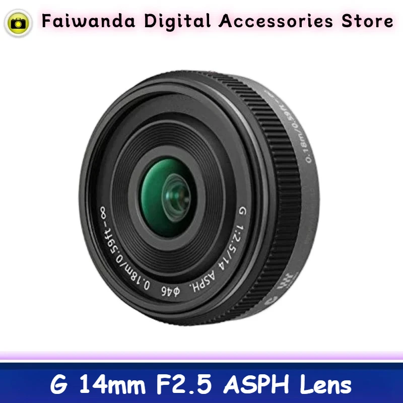 95% Neues Original G 14mm F/2.5 ASPH Objektiv für Panasonic GF6 GM5 GF8 GF7 GM1 GH4 GH5 GX85 GF9 DMC-GF6 DMC-GF5 GF8 DMC-GF7 GF9 Kamera Image