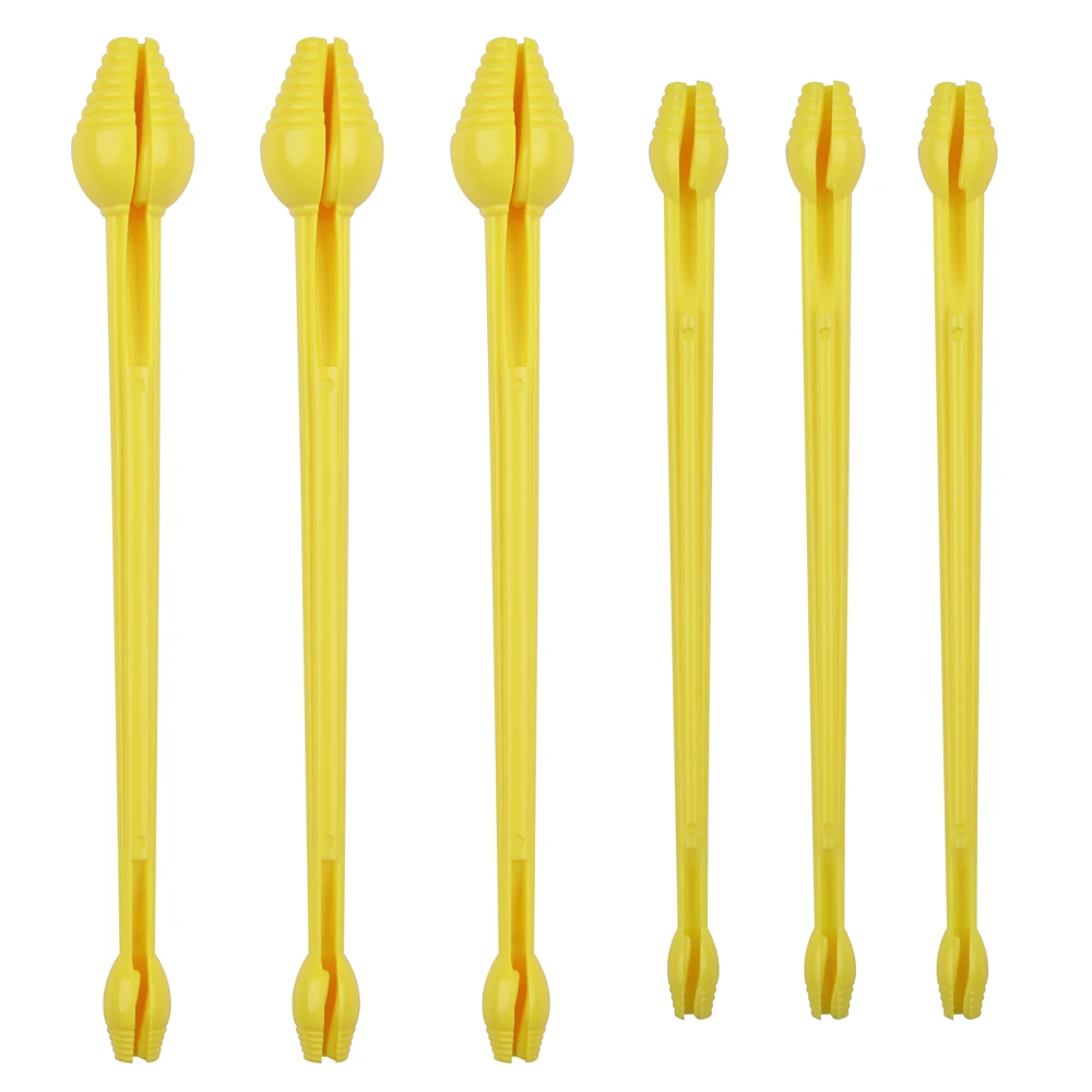 6Pcs Angeln Haken Disgorger Snelled Kunststoff Angeln Haken Remover Haken Locken Spinner Extractor Removal Tool Angeln Zubehör Image