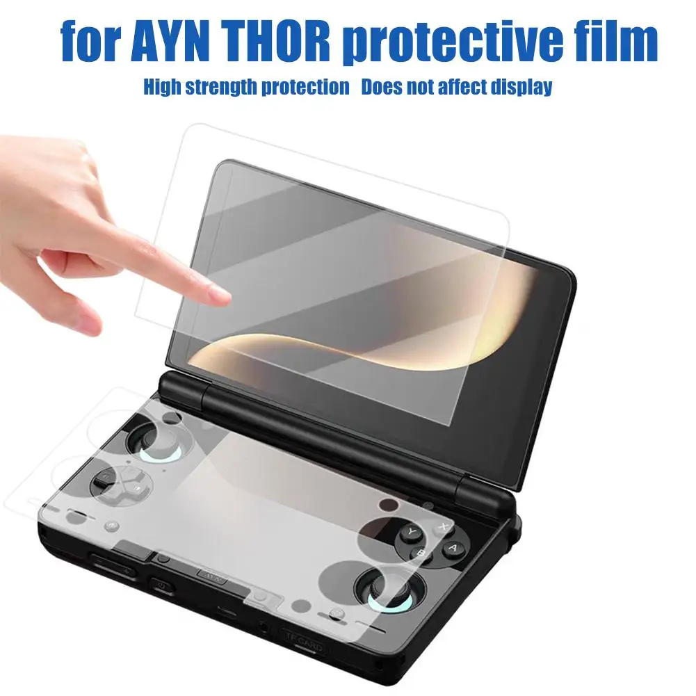 Für AYN THOR Schutzfolie Displayschutzfolien Ultraklare Kratzfestigkeit Handheld-Spielkonsole Bildschirmfolie Image