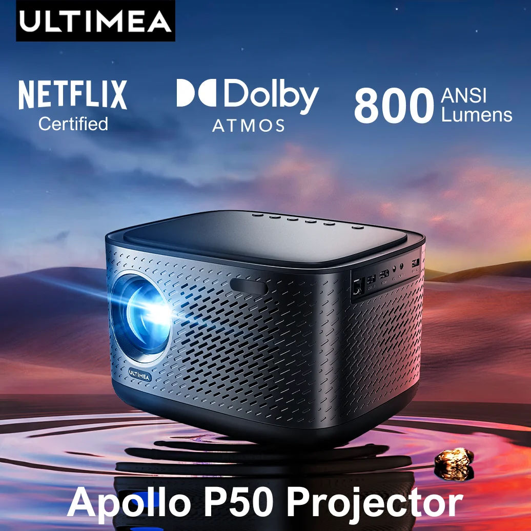 ULTIMEA 1080P Autofokus-Projektor mit Netflix und automatischer Trapezkorrektur 4K-Heimkino-Beamer über 5G-WLAN Image