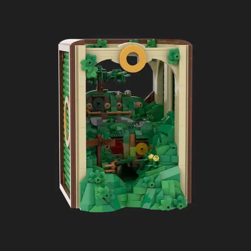 Neue 1328Pcs Berühmte Die Ringe Film Serie Moc Abenteuer Buch Modell Bausteine Diy Kreative Ideen Kinder Spielzeug Geburtstag geschenke Image