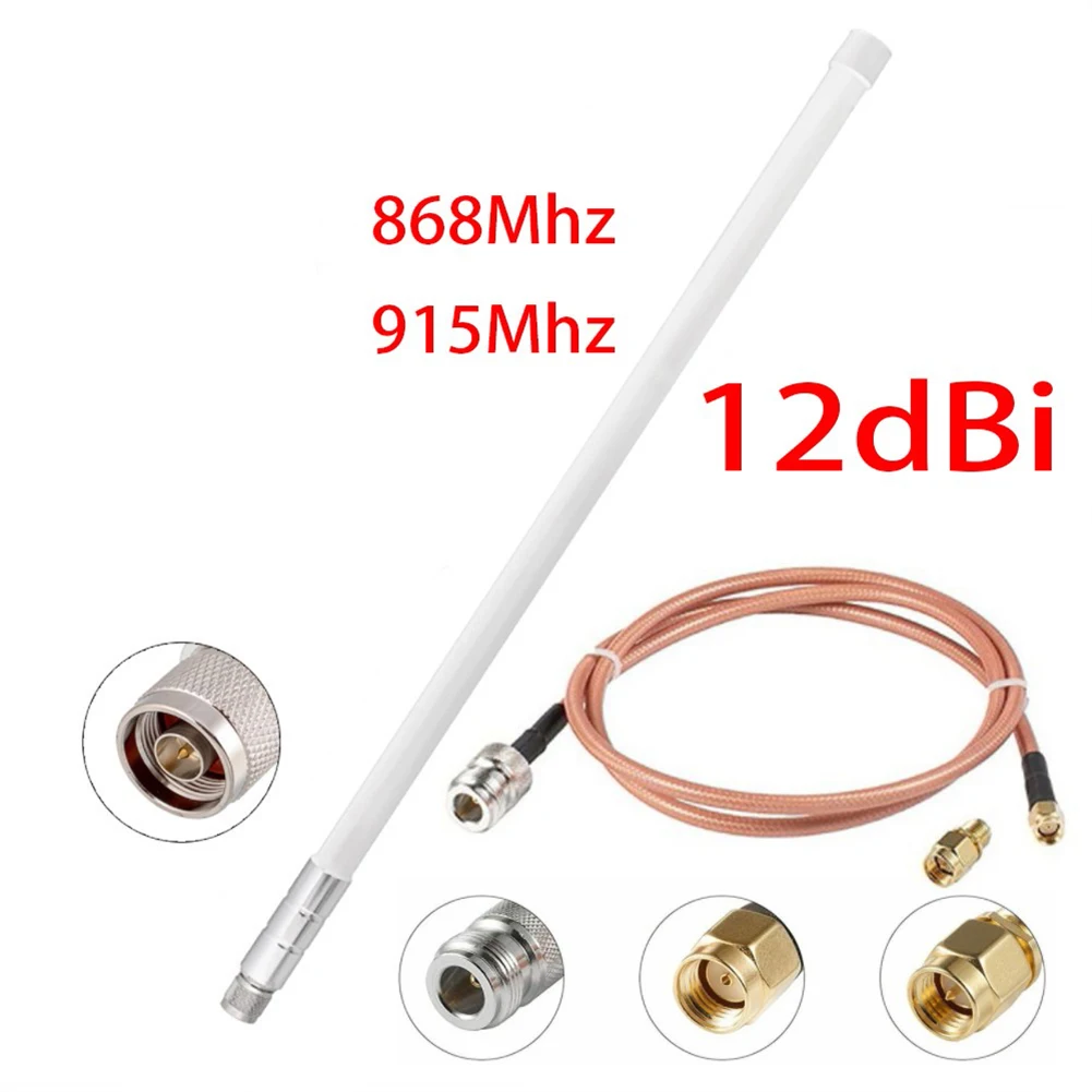 Für LoRa-Antennen-Kit für RAK Wireless, Helium für Bobcat für Sensecap EU868, US915 N-Typ-Stecker, 868–915 MHz, 12 dBi Image