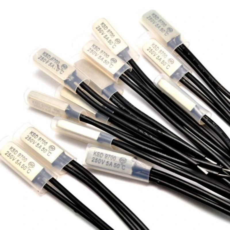 KSD9700 5A 250V 15C 35C 40C 55C 60C 75C 80C 85C 90C 95C 100C 155C NO NC Thermostat Wärmeschutz Sicherungstemperaturschalter Image