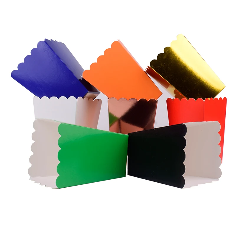 12 Teile/los Popcorn Box/Tasse Solide Rosa Thema Party Dekoration Für kinder Alles Gute Zum Geburtstag Weihnachten Hochzeit Party Baby Dusche liefert Image